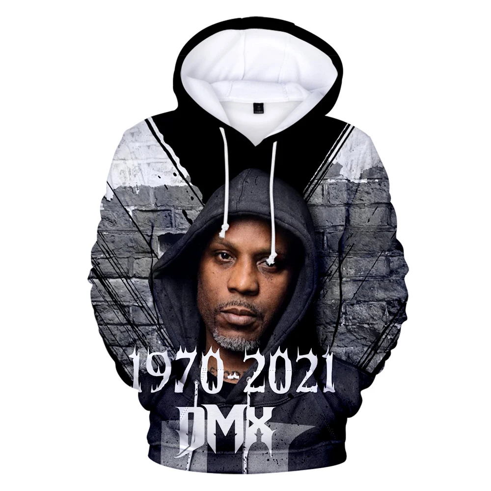 Super Star 3D Printed DMX HoodiesMen Women  Sweatshirts  Streetwear Fashion Rapper Earl Simmons Autumn Hooded Casual Pullovers