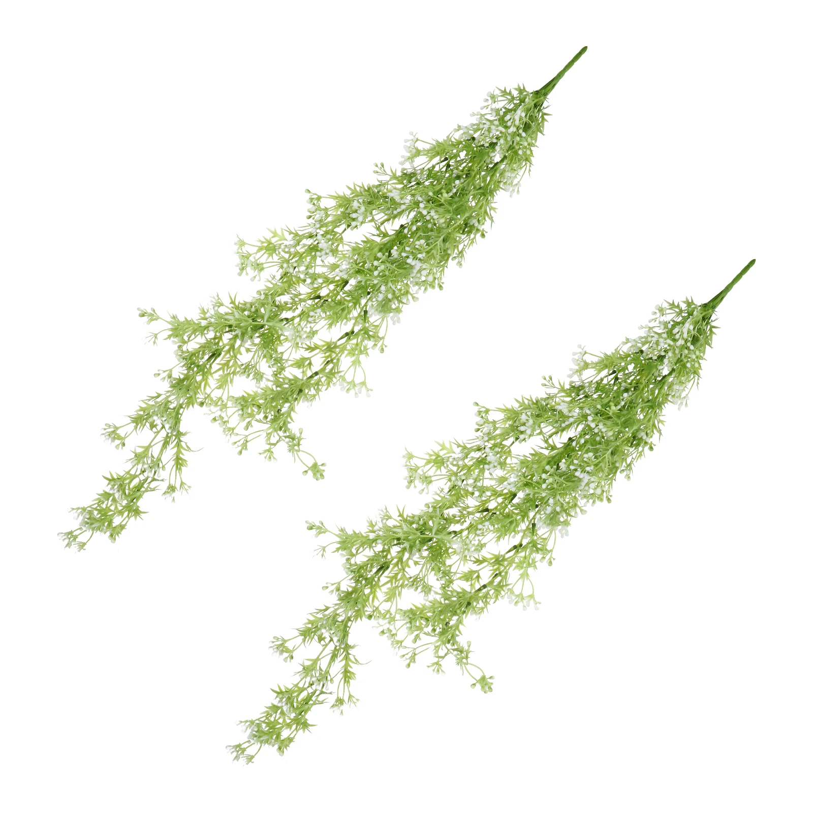 

2Pcs Artificial Flower Vines Plastic Lightweight for Wall Decor Fence Garden Easy Cut Pets Indoors Outdoors