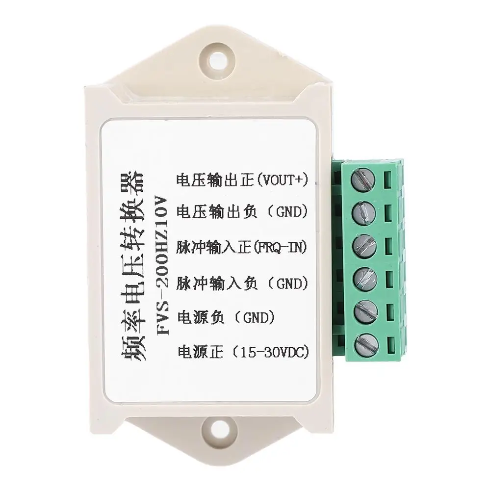 

Frequency to Voltage Converter Module 0 to 200Hz 5V 10V Analog Output Signal 5mA Conversion Board for Sensors and Projects