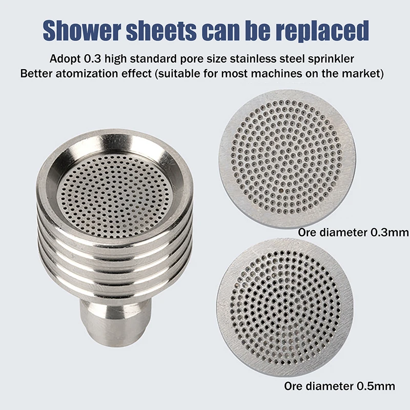 شفرات دش من الفولاذ المقاوم للصدأ ارتفاع ضغط مدفع المياه واجهة فوهة الغسيل 1/4 توصيل سريع غسل السيارات حديقة أداة حضرية