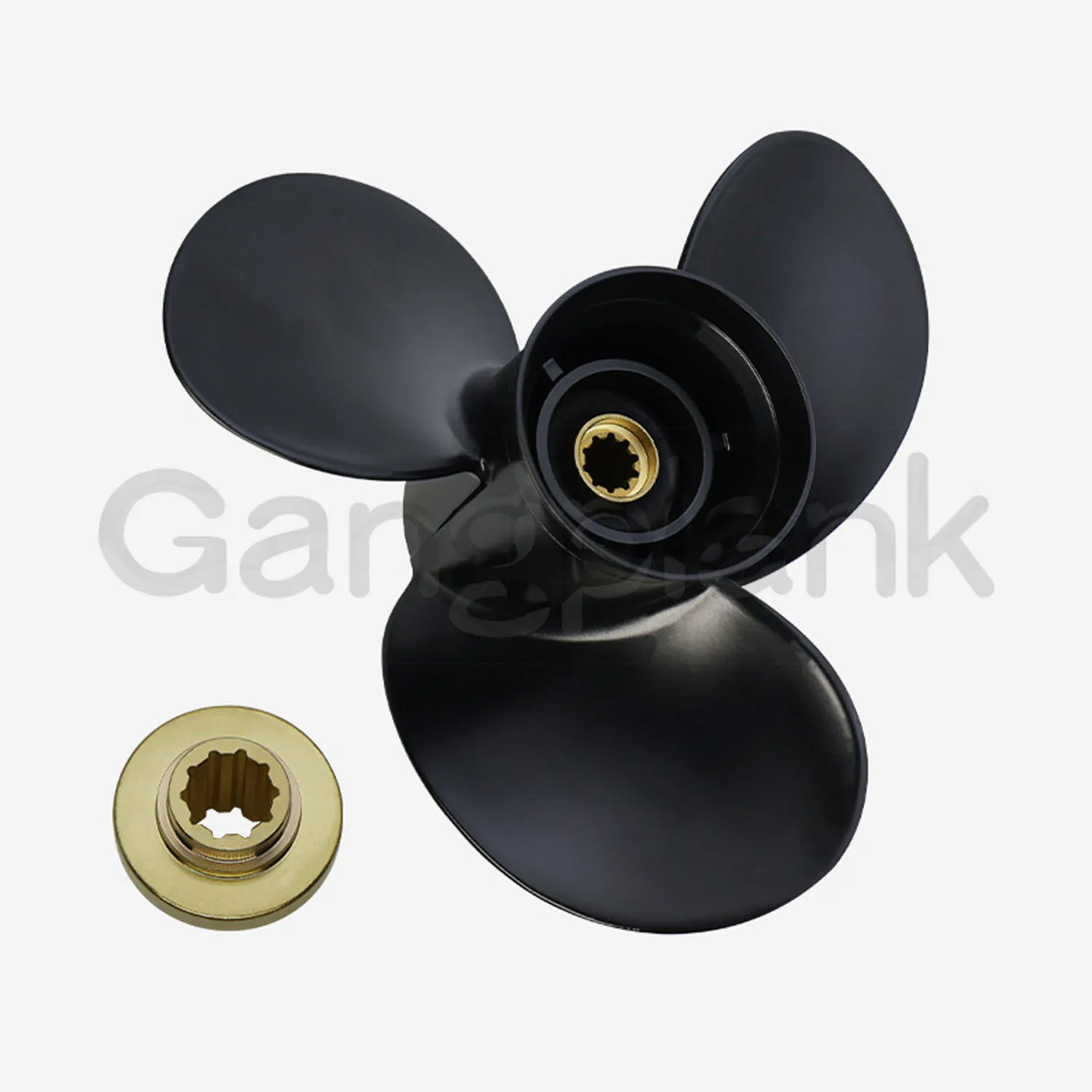 10 3/8*12 for Mercury 2-stroke 9.9-25 HP Outboard Aluminum Alloy Propeller 12 Inches 10 3/8X12 T25 19639A40