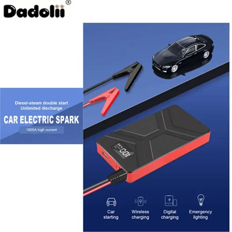Auto Starthilfe Startgerät Batterie Power Bank 12V98000mAh Jumpstarter Auto Buster Notfall Booster Auto Ladegerät Starthilfe