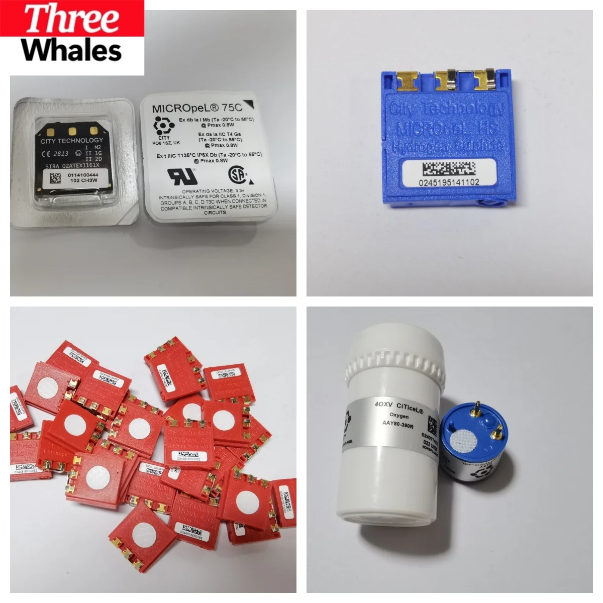 Sensor de O2/CITY/BW, sensor de CO MICROcel CF ABU01-U0W, sensor de H2S ...