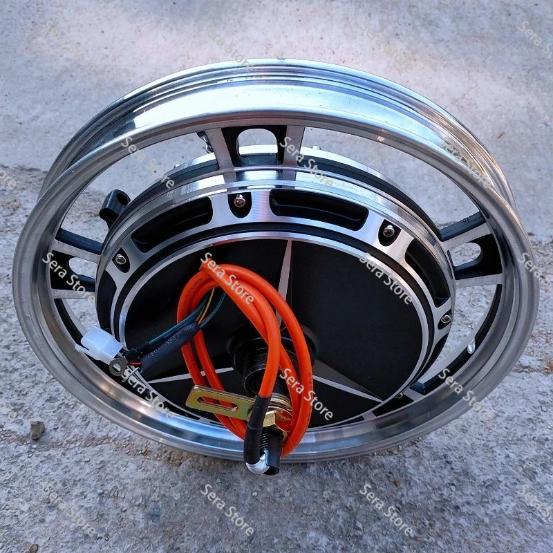 16 Inch Electric Vehicle Motor 36V 48V 350W 500W High Power Modification Motor with Drum Brake & Expansion Brake