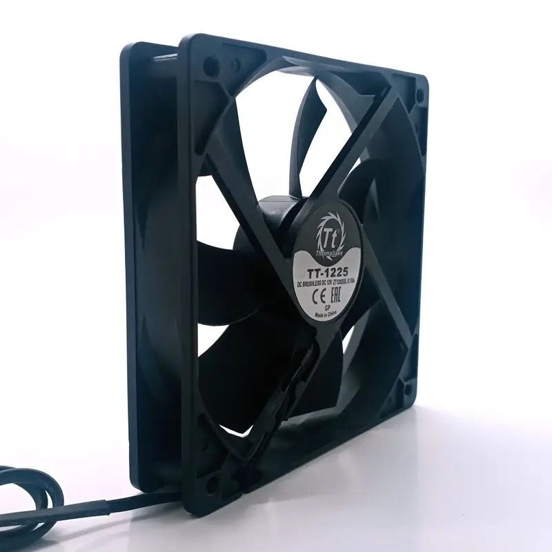 

for Thermaltake tt-1225 12cm Desktop Computer CPU Water Cooled Matte Fan Ultra Silent 3-pin 3P Mute Quiet Case Cooling Fans