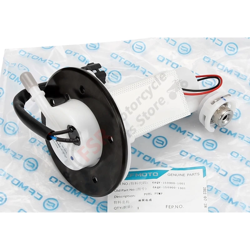 مضخة الوقود الأصلية ASSY، تناسب 450SR 450SR S CF400-6F/H CF400-9F، P/N:6AQV-150900-1001 6AQV-150900-1002، أجزاء الدراجة النارية