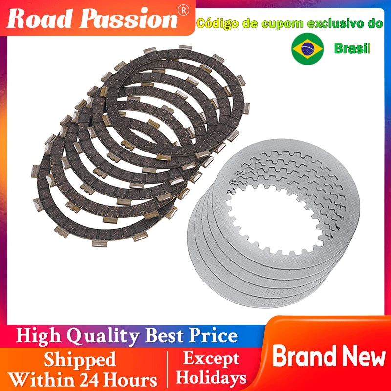 Estrada paixão motocicleta baquelite fricção de embreagem & placas aço placa disco para yamaha xv400 xv500 xv535 virago xvs400 arrastar estrela