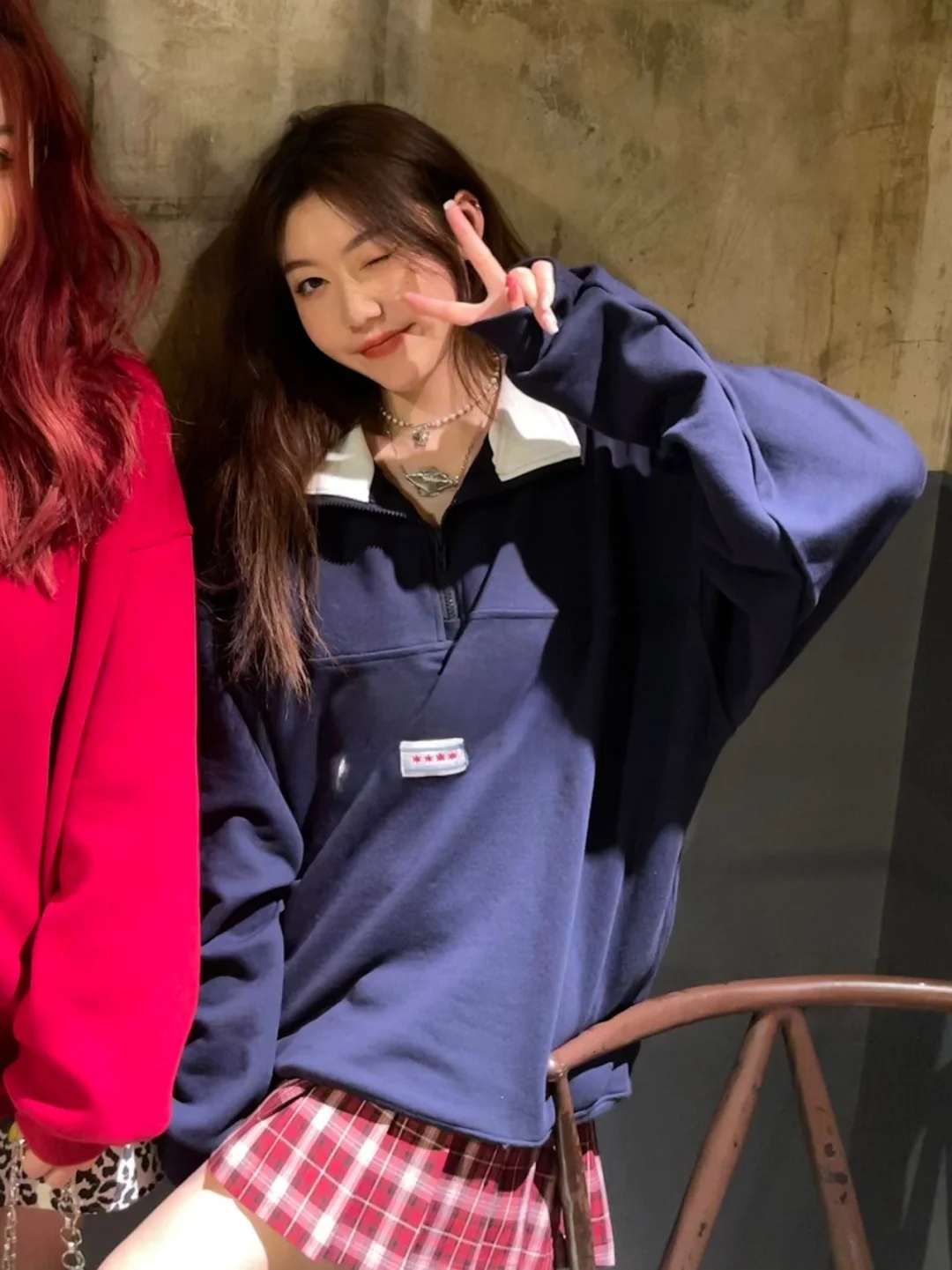 

Американская толстовка с меховой подкладкой и воротником для женщин, Chicago Brandy Girl BM, свободный крой, длинный рукав, с принтом, хлопок, осенняя...