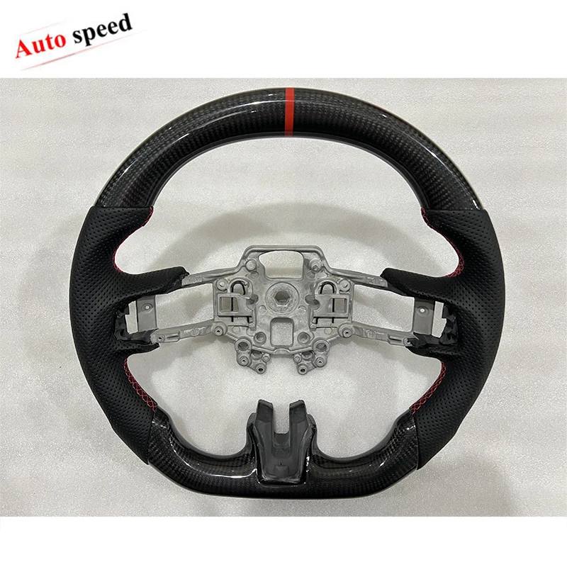 Real Carbon Fiber Steering Wheel for  F ord Mustang 18-23