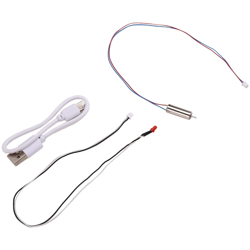 BEDW-RC Helicopter Upgrade C138 Staart Motor + Achterlicht + USB Kabel Voor RC ERA C138 Bell 206 1:33 RC Helicopter Onderdelen