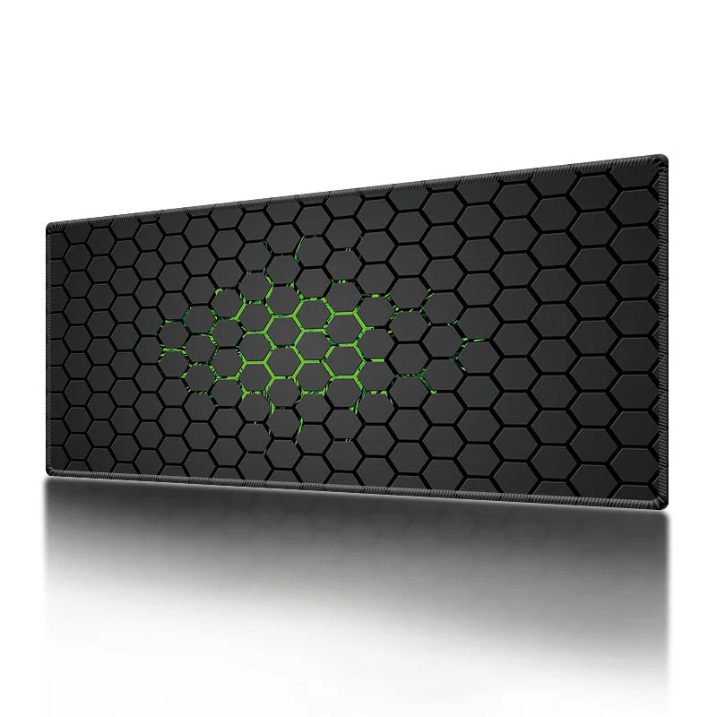 Tapis de souris de jeu hexagonal  en caoutchouc, pour ordinateur portable, PC Gamer, décoration de bureau, tapis de bureau