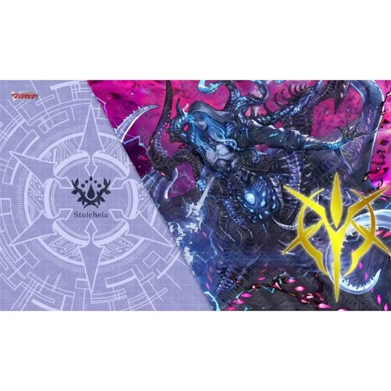Tarjeta de juego de 600x350mm! Tapete de Juego Vanguard Fated One of Taboo Zorga Nadir, 2mm, Borde Cosido, Tapete de Goma para Juegos de Cartas