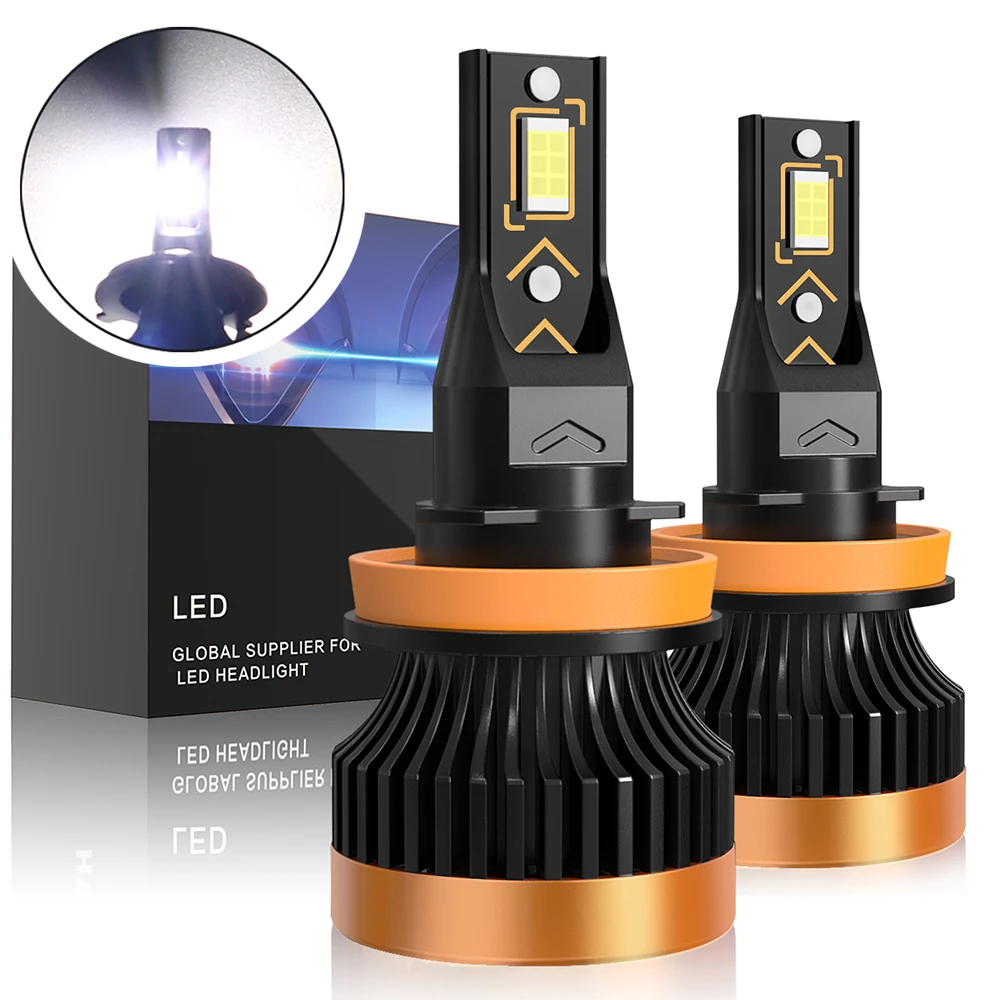 Автомобильные светодиодные лампы H4 H7 H11 9005 Canbus 3570SMD 6500K, 60 Вт, лм, автомобильные аксессуары для мотоциклов, запасные части, противотумансветильник ры 12 В