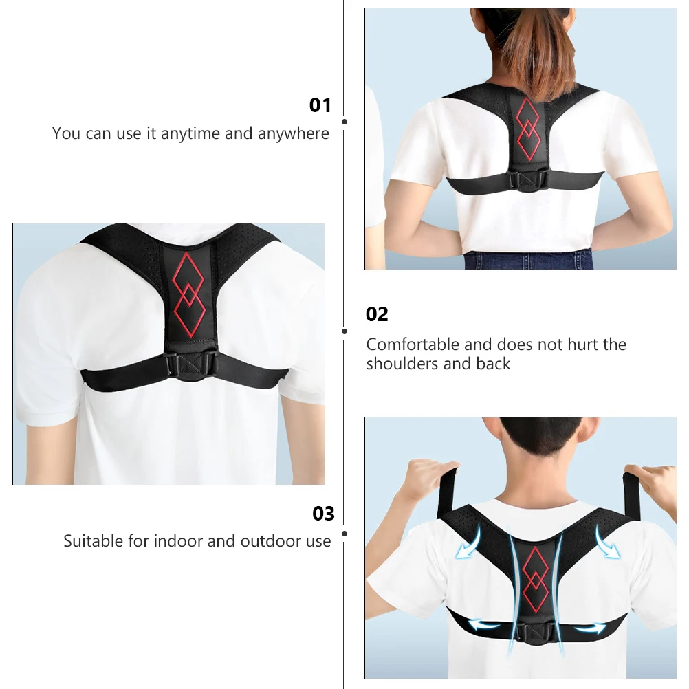

Posture Corrector Humpback Correction Belt Straighten Device Trainer Hunchback Nylon Strap Sitting Support Child