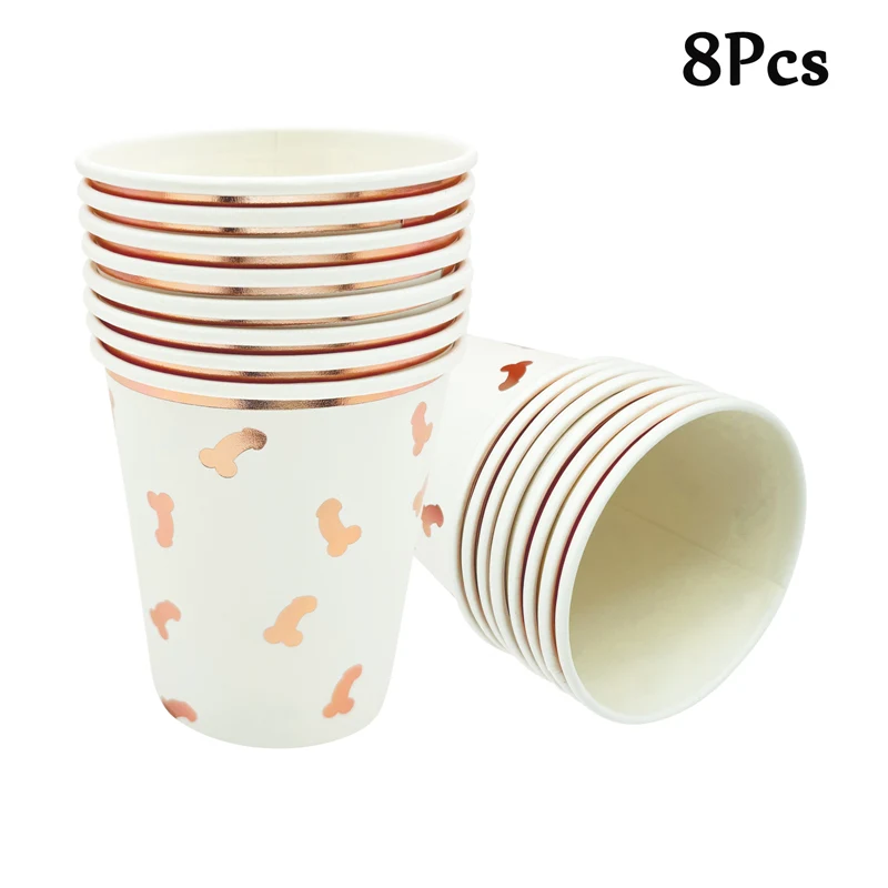 1 حقيبة الطيور ليكون القضيب ويلي الزفاف أطباق ورقية للاستعمال مرة واحدة كأس منديل الزفاف دش العازبة الدجاجة ليلة الطرف الديكور