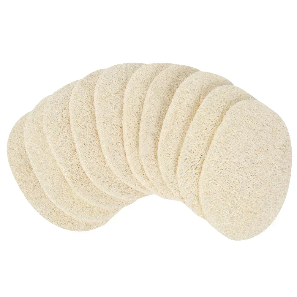 Durable Luffa Sponge Dish Washing Cloth Loofah Scrub Pad Dish Pot Scrubber Sponge Kitchen Household Clean Brushes Home Supply