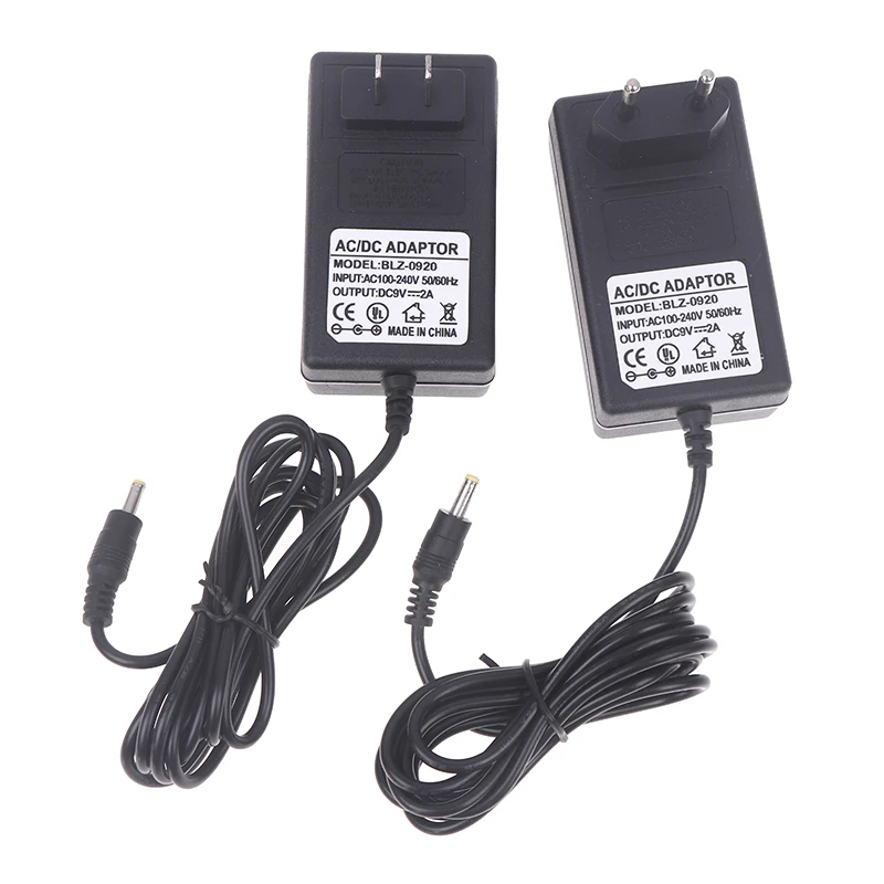 Adaptador de fuente de alimentación de 9V con enchufe estadounidense/europeo, sintetizador monofónico para Korg Monologue KA350 Volca, cargador, Accesorios para Instrumentos Musicales