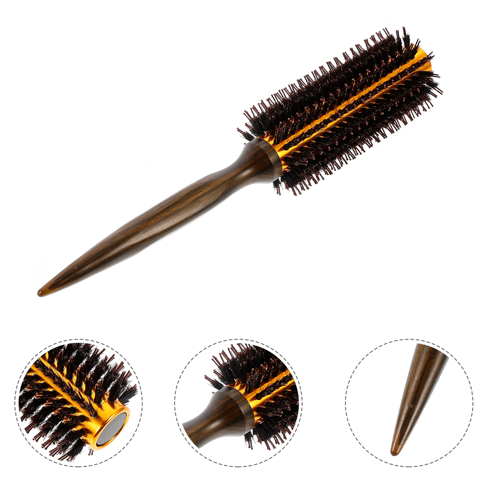 

Hair Brush Curling Pointed Tail Comb Combs for Men Styling Modeling Wooden Man Hairbrush