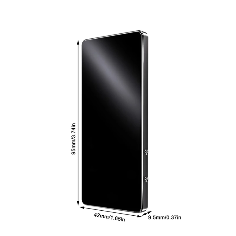 New-MP3 Bluetooth Music Player With Touch Key Hifi Video Recorder/Browser/E-Book Sport For Walkman Built-In Speaker