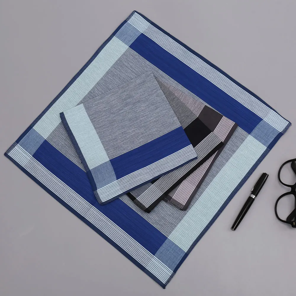 12 confezioni di fazzoletti da uomo in puro cotone, asciugamani per il sudore scozzesi, asciugamani per pantaloni con tasca con patta per abiti da gentiluomo, forniture per matrimoni, souvenir per eventi