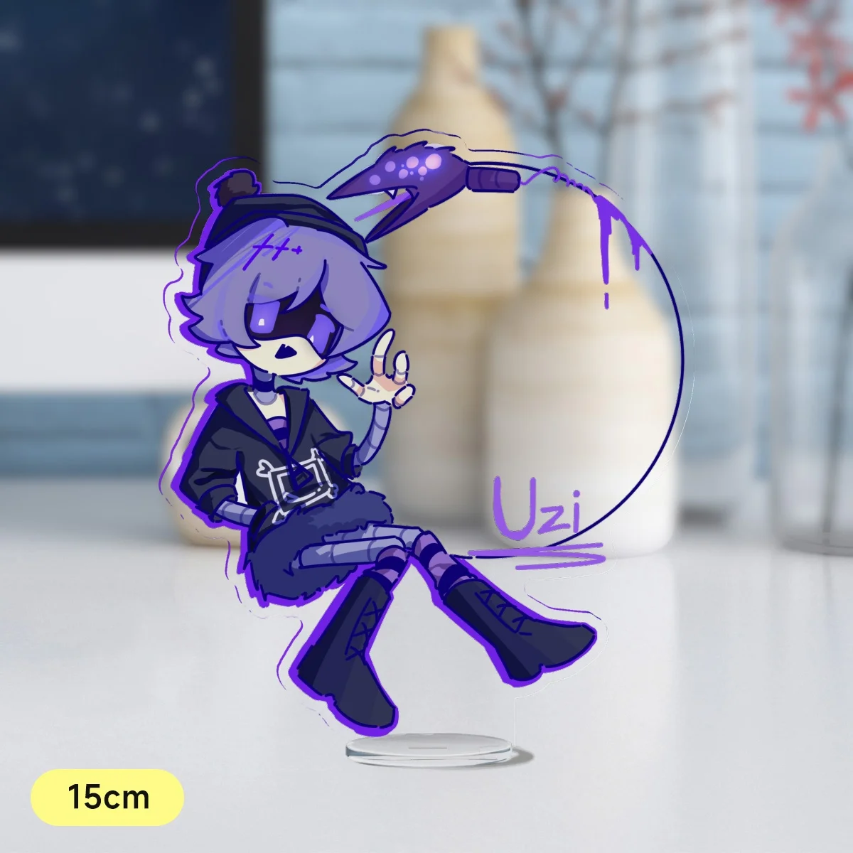 Game Anime Murder Drones Season 1，15cm Uzi Acrylic Stand，Action