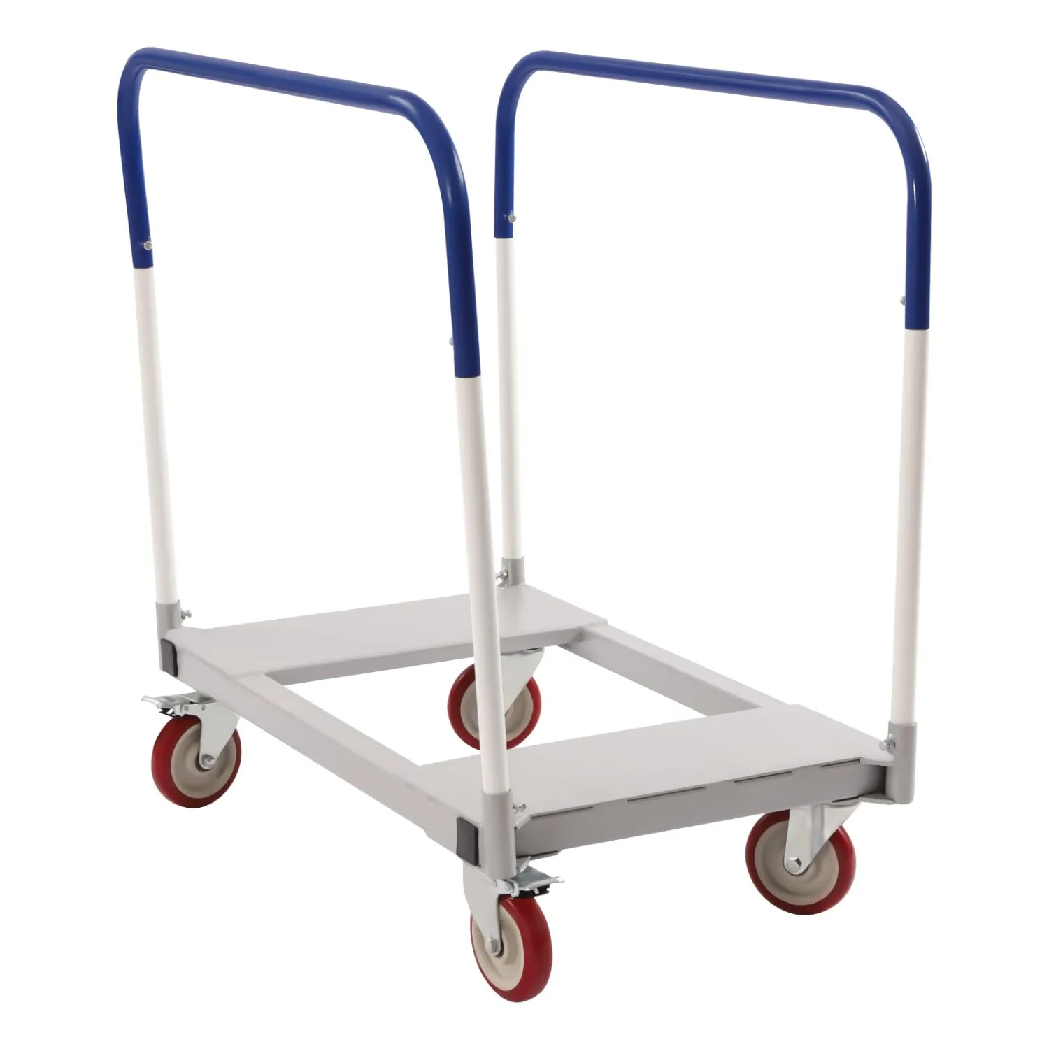 1500Lbs Heavy Duty Table Dolly Luggage Moving Cart Trolley Industrial Panel Dolly with Steel Frame+5 Inch Caster for