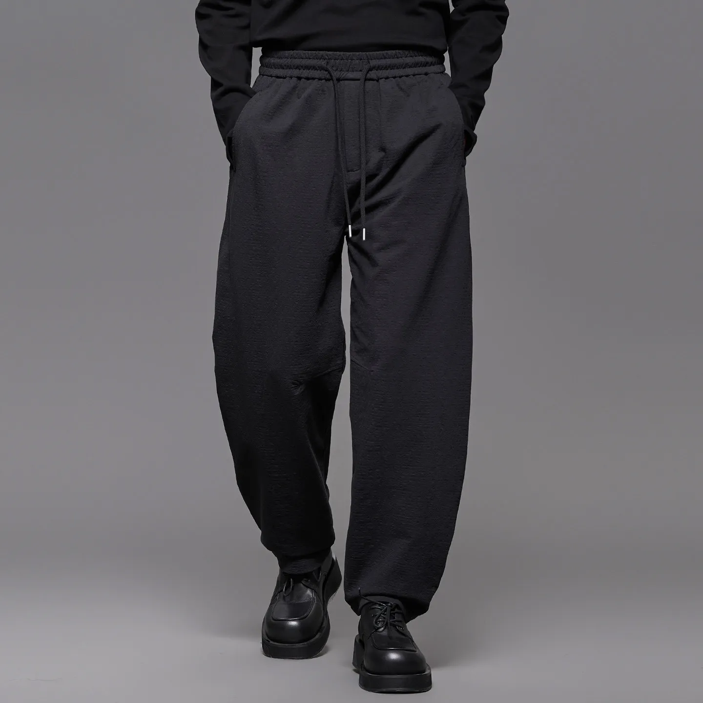 High Quality Cotton Blend Minimalist Style Simple  All-Match Japanese-Style Retro Men's Casual Four Seasons Straight-Leg Pants