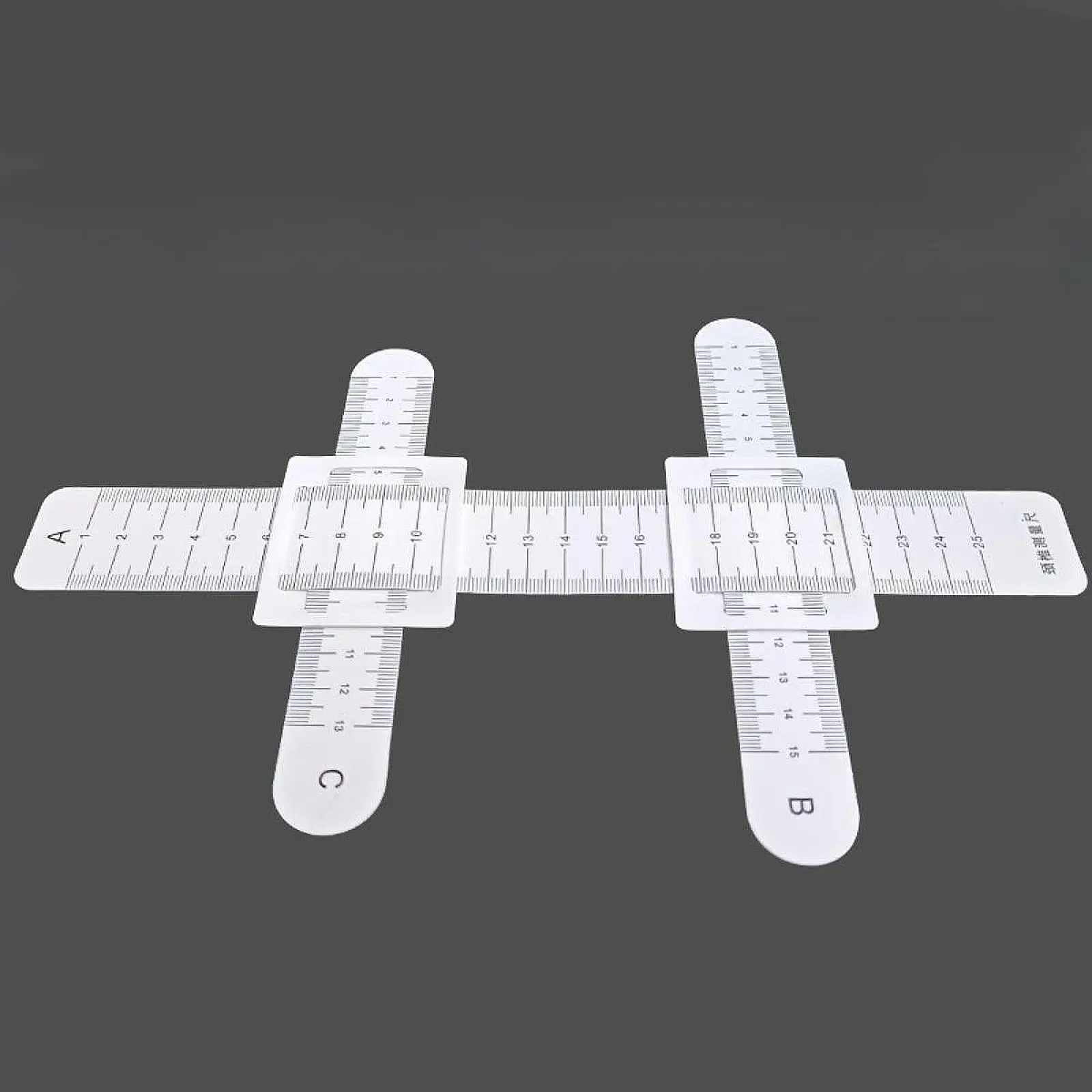 Scoliosis Test Measuring Meter Portable Plastic Cervical Spine Measurement Tool for Clinic Professional Health Check
