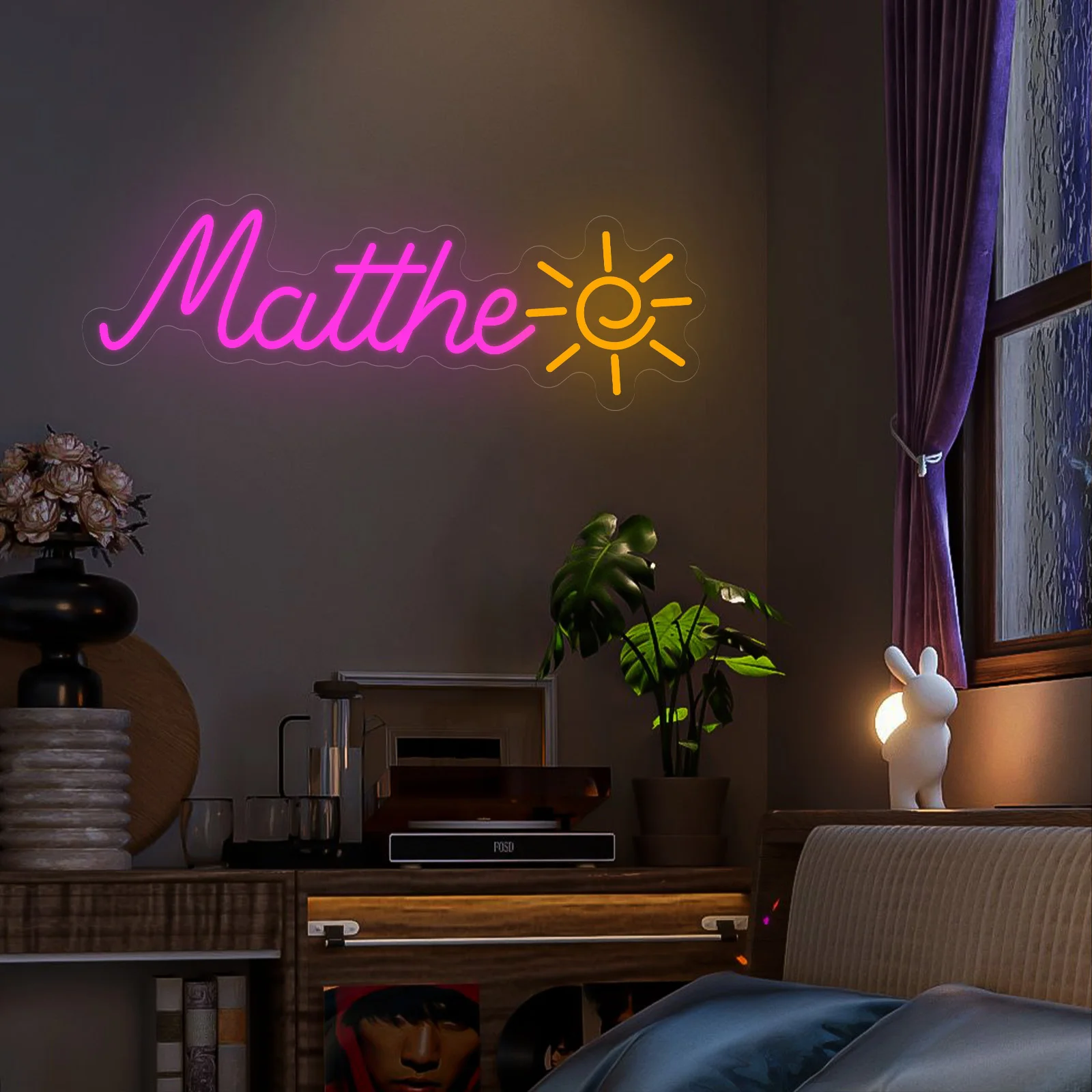 مخصص LED النيون تسجيل USB بالطاقة شخصية اسم تسجيل جدار ديكور لحفلات الزفاف عيد ميلاد للحفلات هدايا عيد الميلاد عيد الهالوين