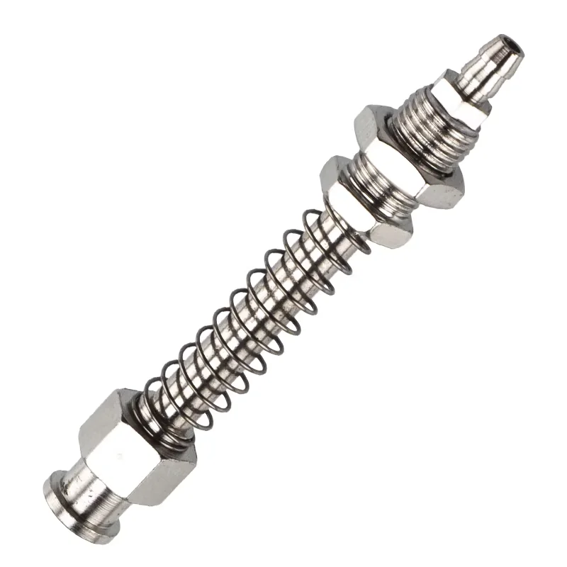 Pneumatic Manipulator Vacuum Suction Cup Connecting Rod Straight-through 10M 12M Thread Injection Molding Machine Sucker Base