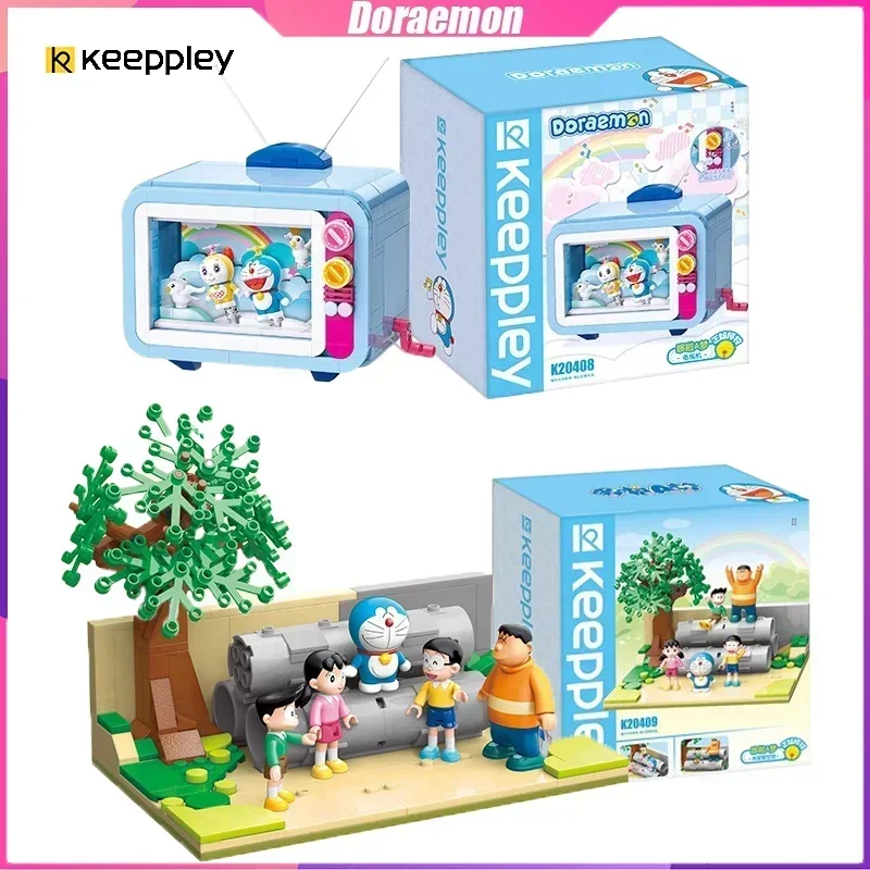 

Keeppley Doraemon Building Blocks Cement Pipe Vacant Land Decoration Puzzle Assembling Model Toys Birthday Gift for Boy and Girl