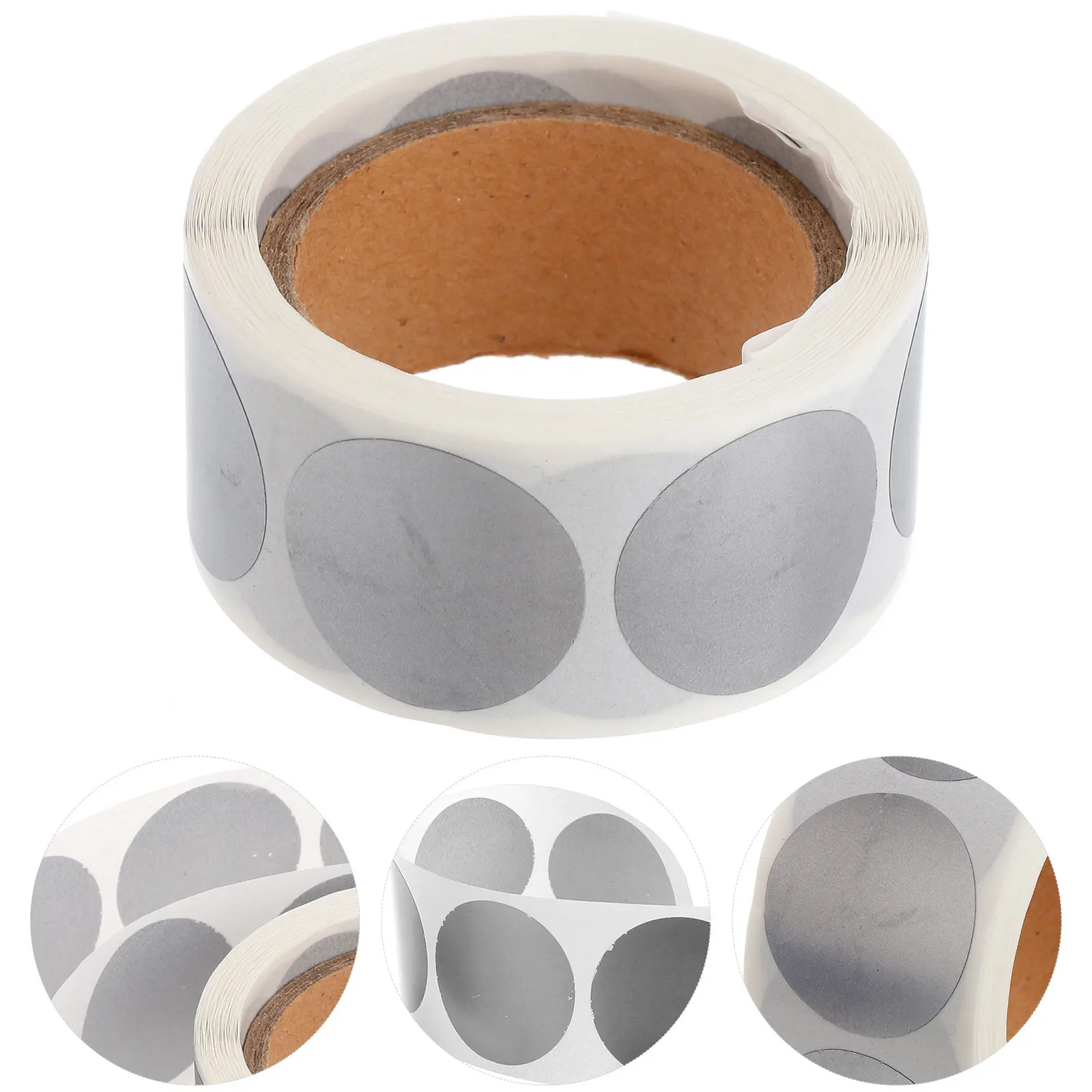 

300 шт. Премиум-наклейки из ПВХ с круглым дизайном и эффектом скретч для подарков, закладок, скрапбуков, сувениров для вечеринок, воздушных шаров, открыток, посылок