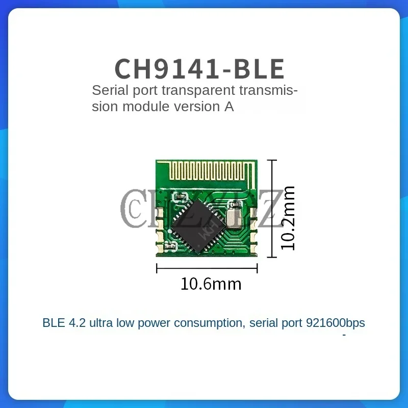 100% Original CH9141 BLE UART Transparent Transmission Module 100m Distance CH9141-BLE-TPT