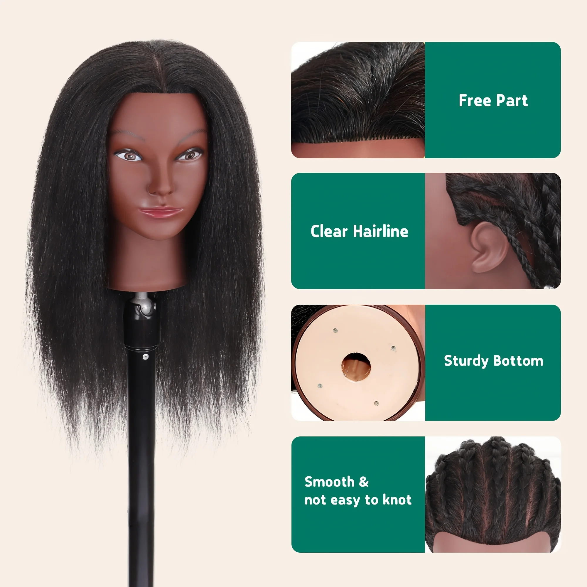 Thumbnail 4 - #70 Best Mannequin Hair Styling Heads to Buy In 2026