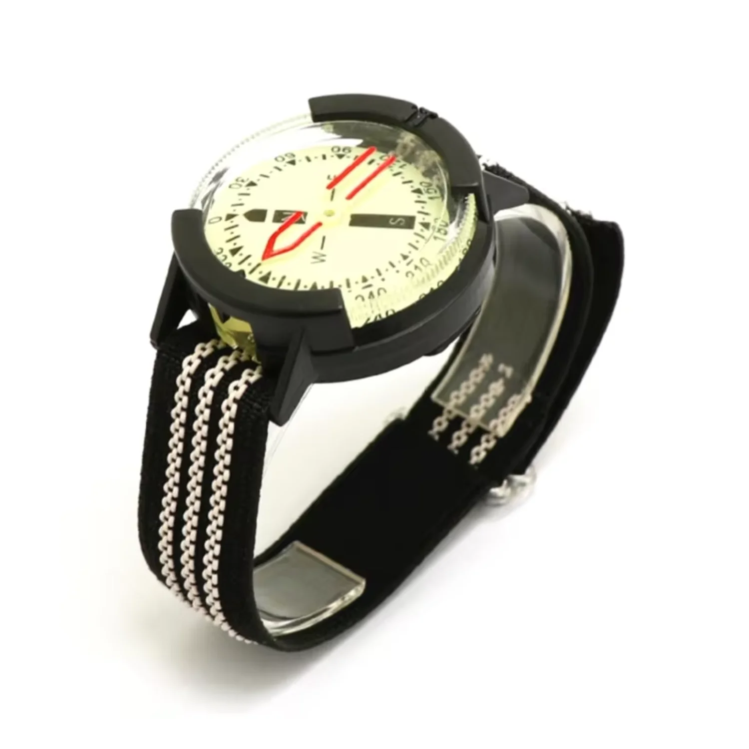 Outdoor Wrist Strap Type Compasses Scubas Divings Navigations Compasses Luminously Dial Compasses  Divings Camping