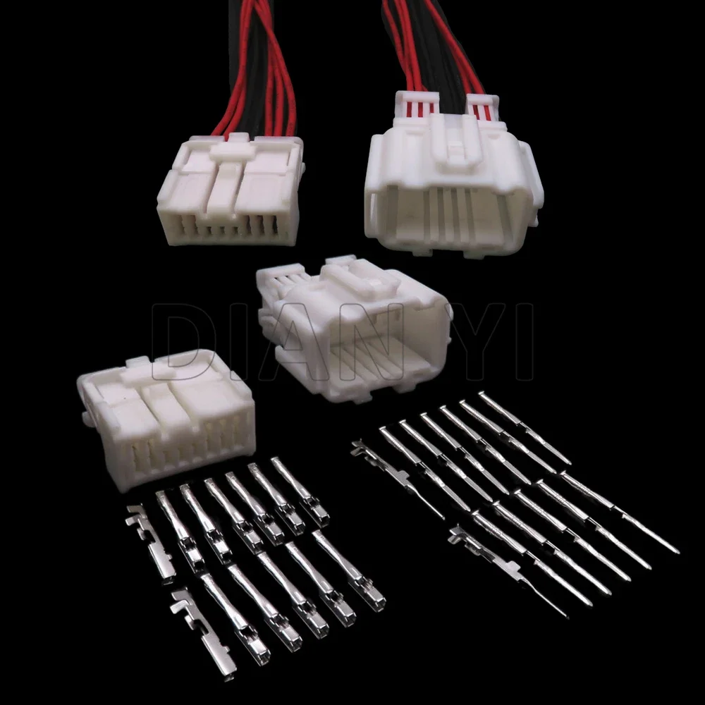 

Комплект из 13-контактных негерметичных автомобильных разъемов с кабелями, сборка AC, автомобильный жгут проводов (штекер-гнездо) 6098-2788, 6098-2784