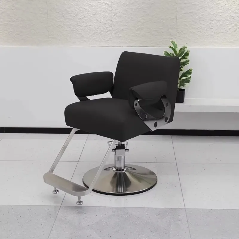 

Personalized Modern Barber Chair Simple Aesthetic Fashion Trendy Hairdresser Chair Comfortable Salon Kapperstoel Hair Furniture