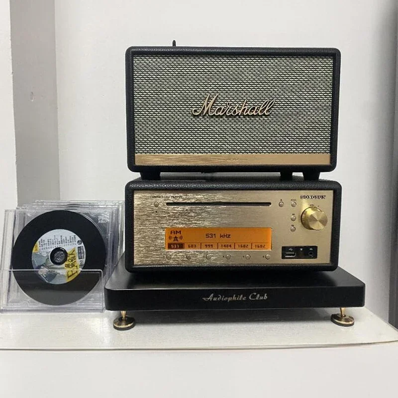 플래그십 흡입 CD 플레이어, 블루투스 5.0, HIFI 무손실 헤드폰 앰프, 다기능 전문 CD 플레이어, FM 라디오