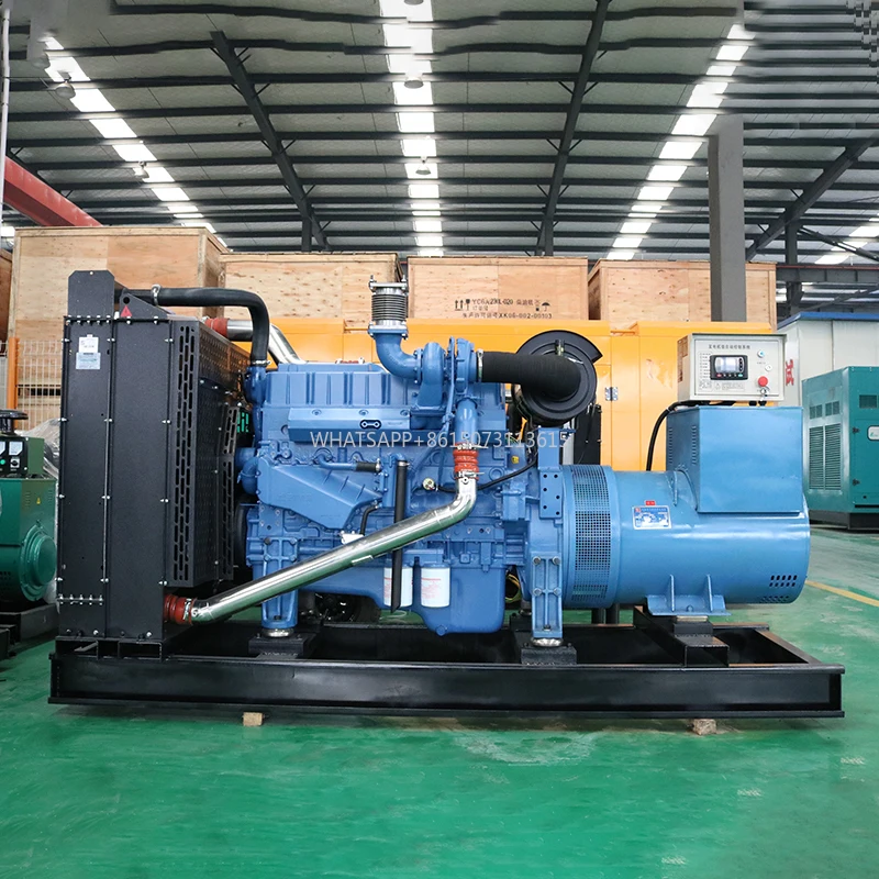 Uso de la planta agrícola/tratamiento de aguas residuales Juego de generador diésel de tipo abierto de 220 kW a la venta