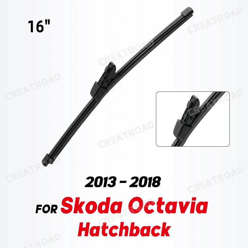 

Wiper 16" Rear Wiper Blade For Skoda Octavia Hatchback 2013 - 2018 Windshield Windscreen Rear Window