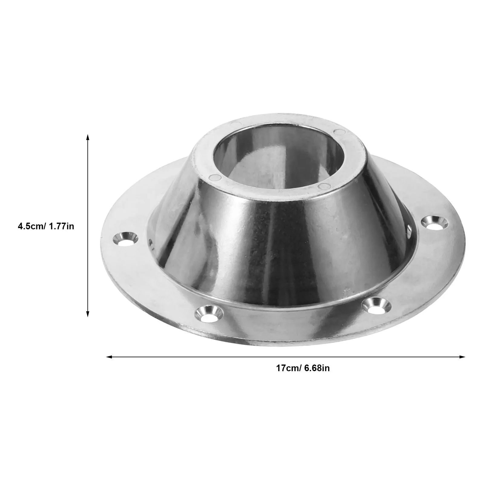 2Pcs Aluminum Rv Table Mount Base Reinforced Pedestal Base for Camper Table Floor Mount Car Accessories Car Accessories