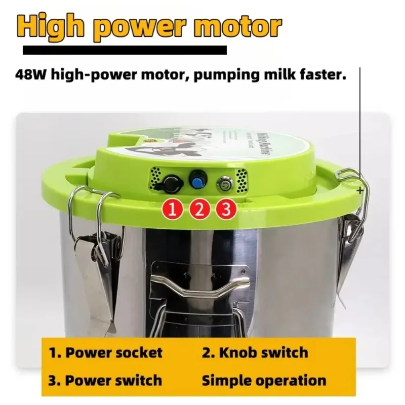 

16 Liter Capacity Cow And Sheep Milking Machine Livestock Milking Equipment for Dairy Farming