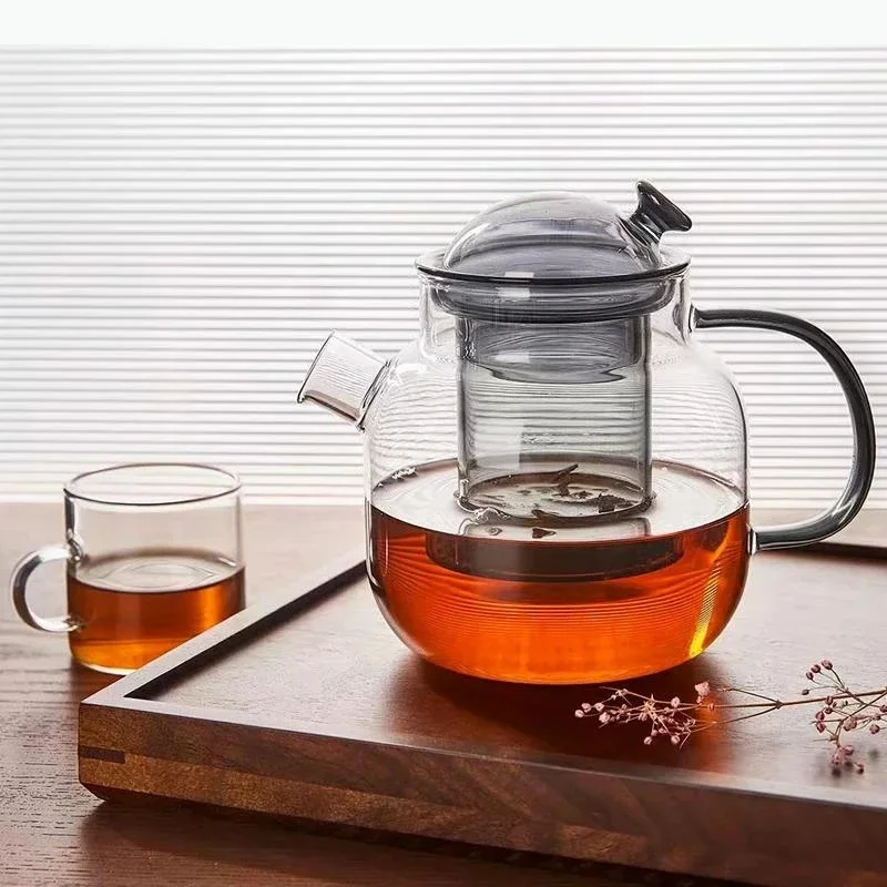 680ml Glass Teapot Boiling Teapot Tea Water Bottle Pot Flower Tea Pot Teas Brewing Utensils Teaware Teas Infuser