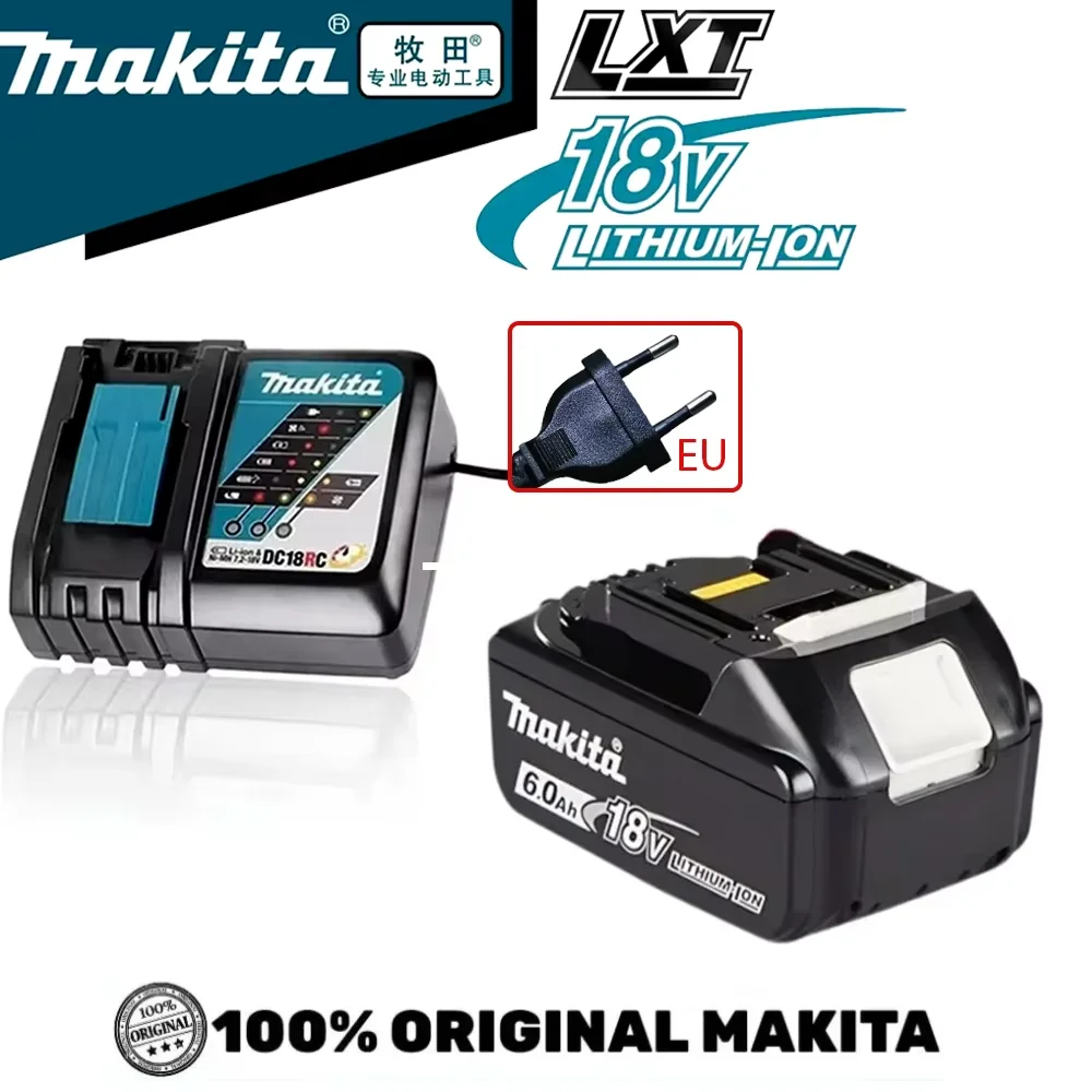 

Original Makita battery 18V 6.0Ahrechargeable battery, replacing Makita BL1830BL1840BL1850BL1860B, power tool battery