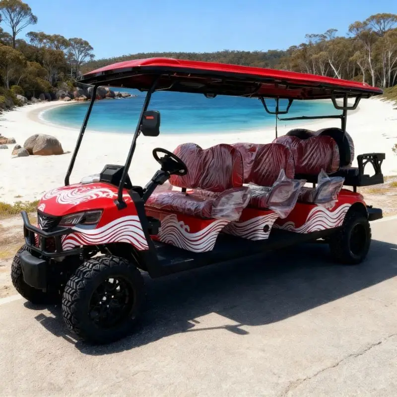 جميع الأغراض 4WD عربة جولف MMC مخصص عربة جولف كهربائية 4X4 محرك الألومنيوم الإطار CE معتمد 7000 واط عالية الطاقة 63 km/ساعة عربة جولف