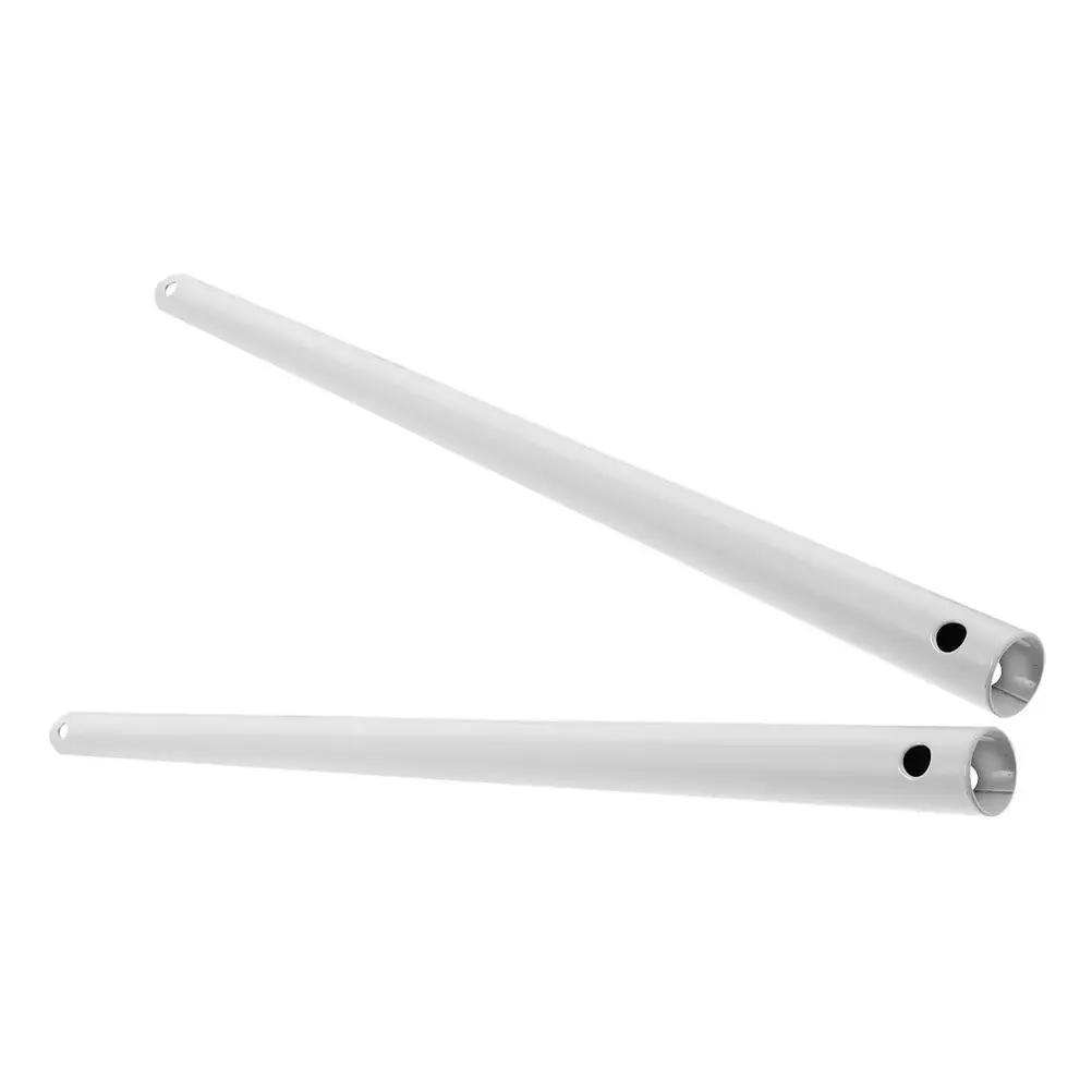 2Pcs Ceiling Fan Extension Rods Premium Metal Downrod Extension Kit for Ceiling Fans Strong Break Resistant Sleek Style Indoor