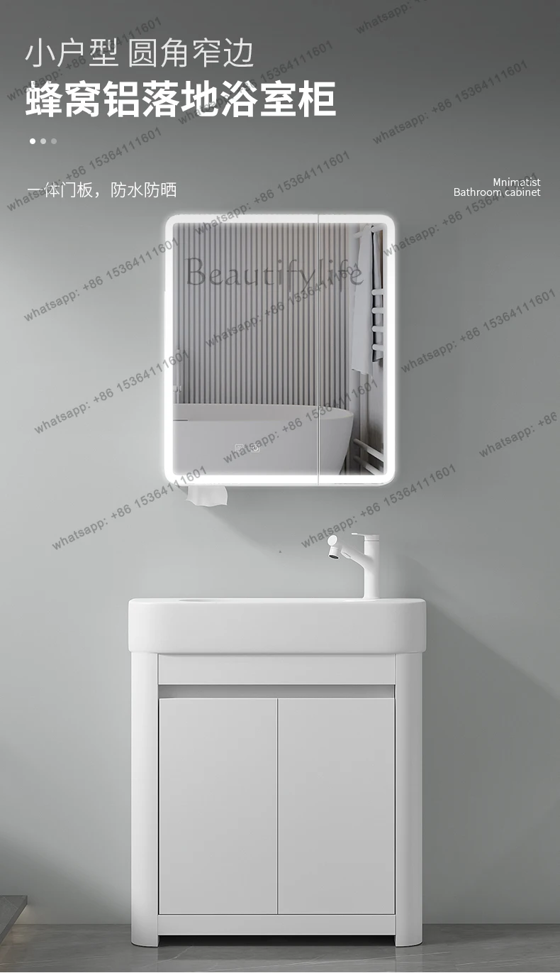 Small Sink Cupboard Gadgets Floor White Toilet Vanity Storage Organizer Makeup Cupboard Makeup Jewelry Gabinete Room Furniture