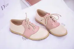 Primavera Autunno Oxford da donna Appartamenti Scarpe brogue Derby britannico Appartamenti Comodi mocassini stringati da ufficio Scarpe Donna 43