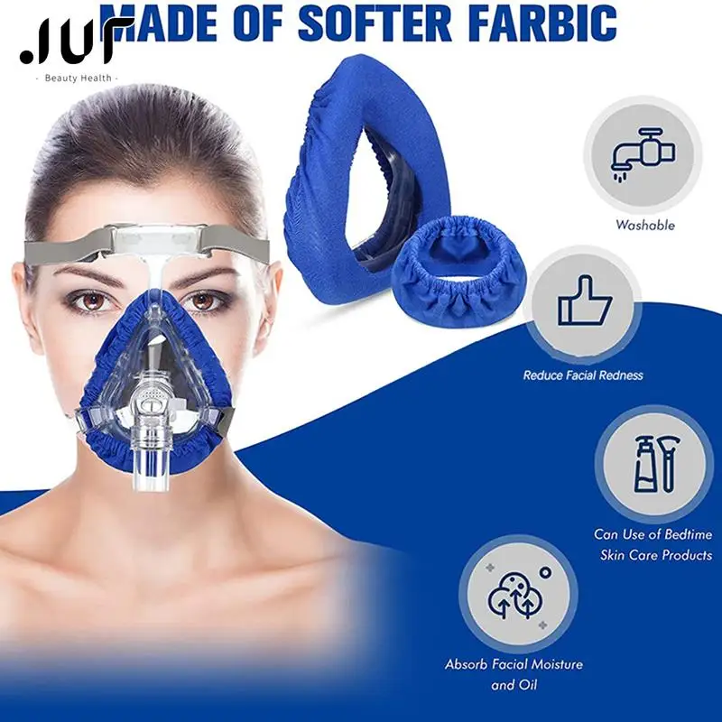 CPAP Mask Liners for Full Face Masks Moisture Wicking, Pressure Reducing, Comfort Enhancing,Washable,Cotton Cover