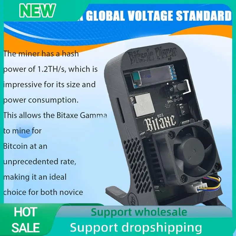 

Solid Bitaxe Gamma 601 Solo Miner 1.2TH/S 18W BM1370 Asic Chip From Antminer S21 Pro Crypto Miner Bitcoin BTC Miner EU PLUG